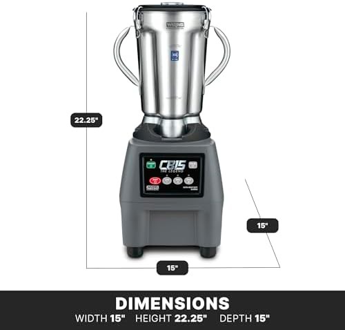 One gallon stainless blender with electronic keypad — photo 5