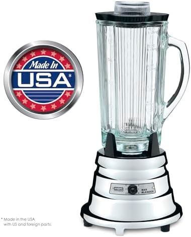 Glass jar two speed bar blender