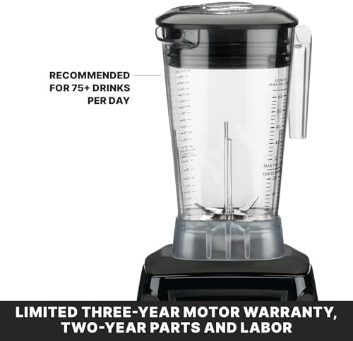 Waring commercial high power blender with paddle switches — photo 5