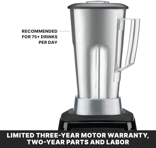 Stainless steel blender with electronic keypad — photo 5