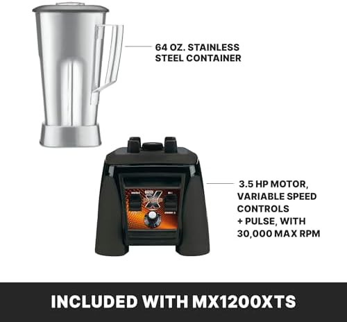 High power stainless steel variable speed blender — photo 3