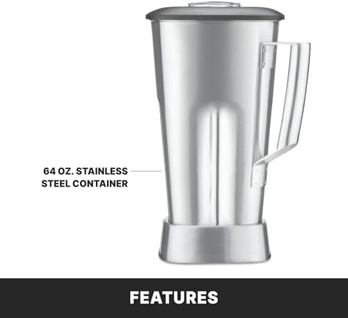 High power stainless steel variable speed blender — photo 4