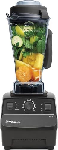 Classic black professional blender with tall container
