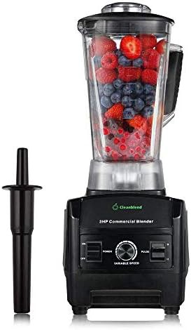 Commercial 1800W stainless steel countertop blender