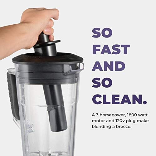 Commercial 1800W stainless steel countertop blender — photo 4