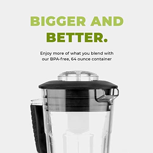 Commercial 1800W stainless steel countertop blender — photo 5