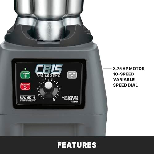 One gallon variable speed stainless steel blender — photo 4