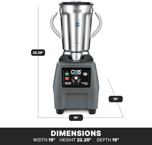 One gallon variable speed stainless steel blender — photo 5