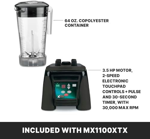 Large Copolyester Jar Blender with Timer — photo 3