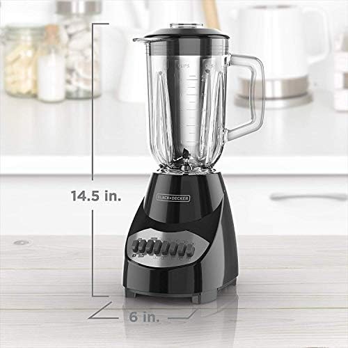 Ten speed black blender with glass jar — photo 3