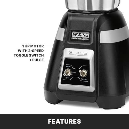 Stainless steel blender with toggle and pulse — photo 5
