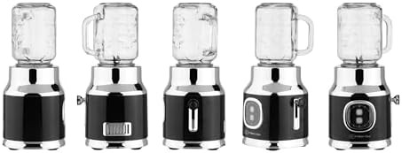 Black Personal Smoothie Maker with Mason Jar — photo 4