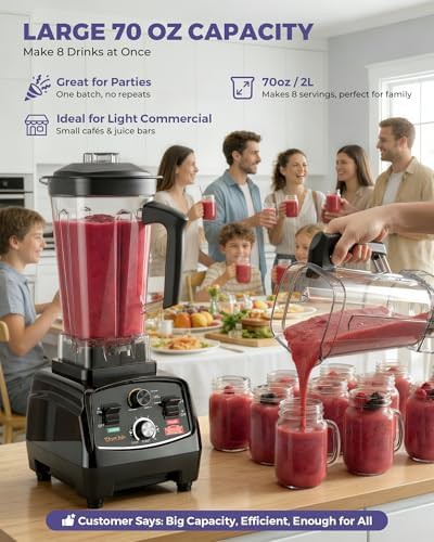 High power blender with built in timer — photo 4