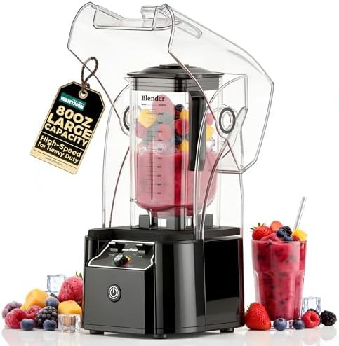 Black professional ice crusher 80 oz