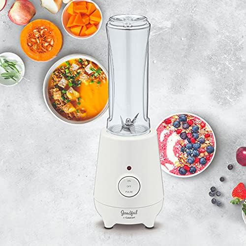 Compact white countertop blender with to go cup — photo 3
