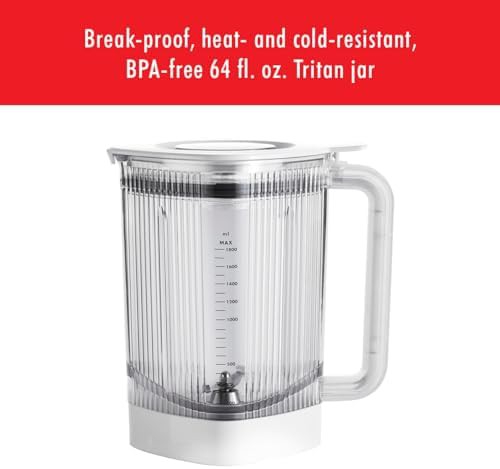 Silver large countertop power blender 64 oz — photo 4