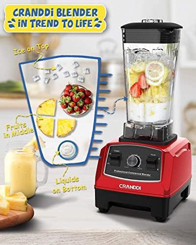 Classic red 70oz commercial blender — photo 3