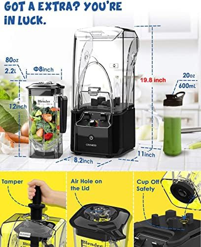 High speed quiet shield 80 oz blender — photo 5