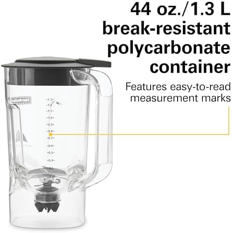 Black Commercial Bar Blender 44 oz — photo 5