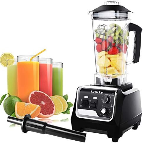 Yanike 2200W commercial blender with 70 oz jar