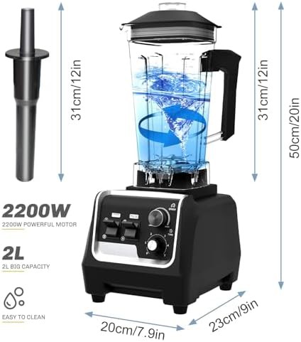 UneedMe 2200W high power kitchen blender — photo 5