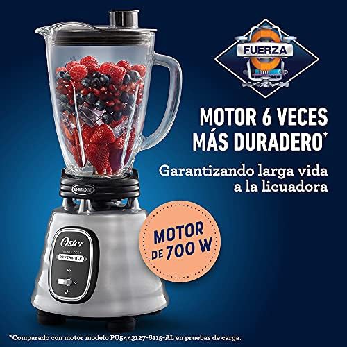 Reversible motor chrome blender with glass jar — photo 3