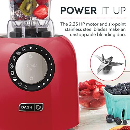 Red digital chef series deluxe blender — photo 4
