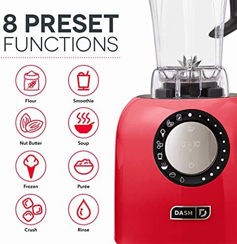 Red digital chef series deluxe blender — photo 5
