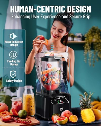 Black commercial blender with extra pitcher — photo 5