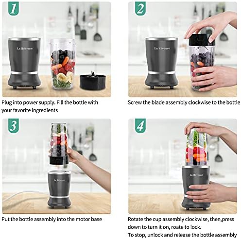 Personal Smoothie Blender and Grinder Set — photo 3