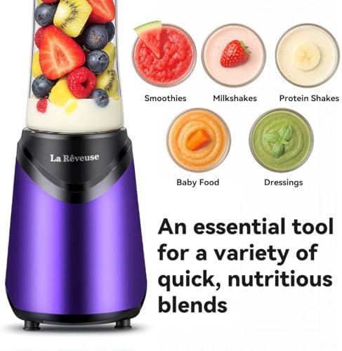 Purple Personal Size Blender with Two Cups — photo 3