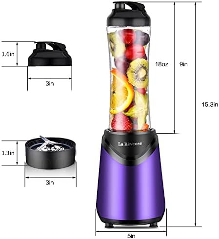 Purple Personal Size Blender with Two Cups — photo 5