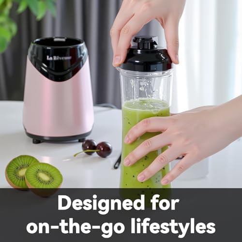 Pink Personal Size Blender with Two Cups — photo 4