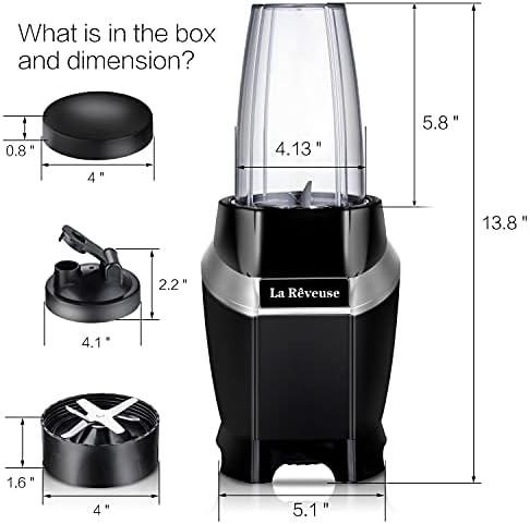 Black Power Blender with Pulse Function — photo 5