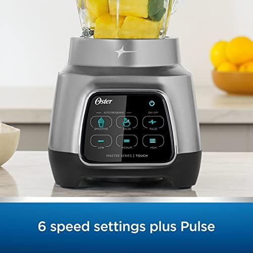 Glass jar blender with touchscreen controls — photo 5