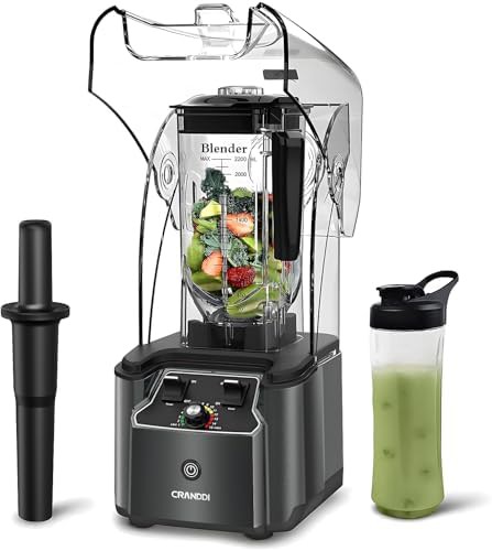 Grey soundproof shield 80oz blender