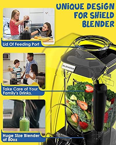 Grey soundproof shield 80oz blender — photo 4