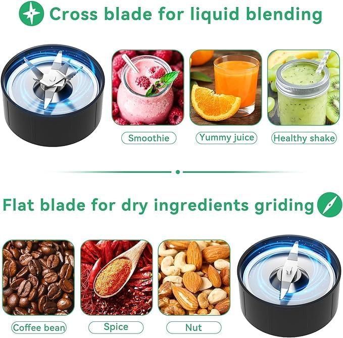 Thirteen piece BPA free smoothie blender set — photo 3