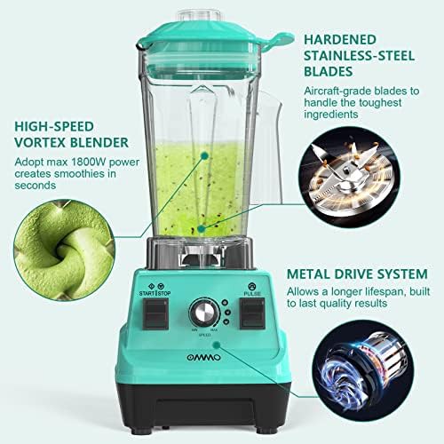 High speed smoothie blender with plastic jar — photo 4