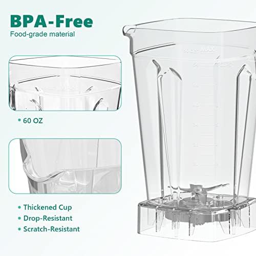 High speed smoothie blender with plastic jar — photo 5