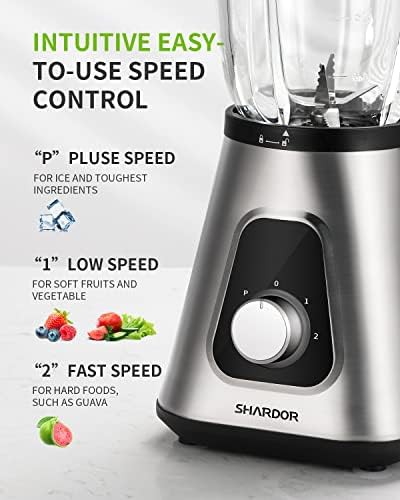 Shardor 1200W countertop blender with travel cup — photo 3