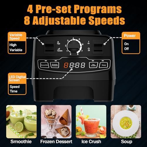 Extra large 1450W blender with tritan container — photo 5