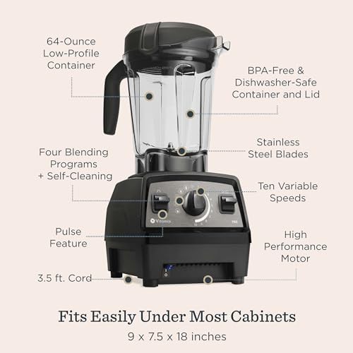 Black professional blender with four programs — photo 3