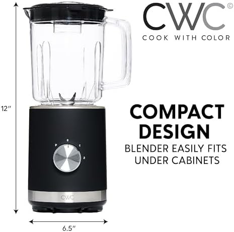 Black two speed blender with pulse function — photo 5