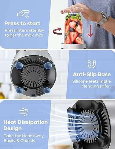 Personal Stainless Steel Blender with Pulse — photo 5