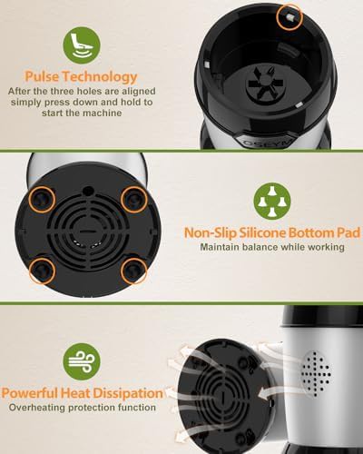 High power personal blender with grinder — photo 4