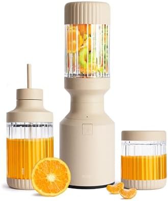 Sand colored mini blender plus 600w