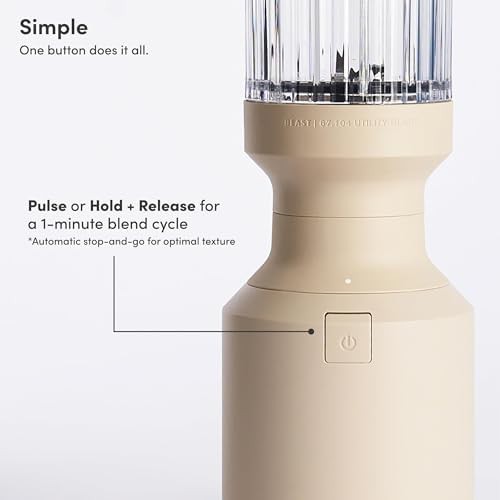 Sand colored mini blender plus 600w — photo 5