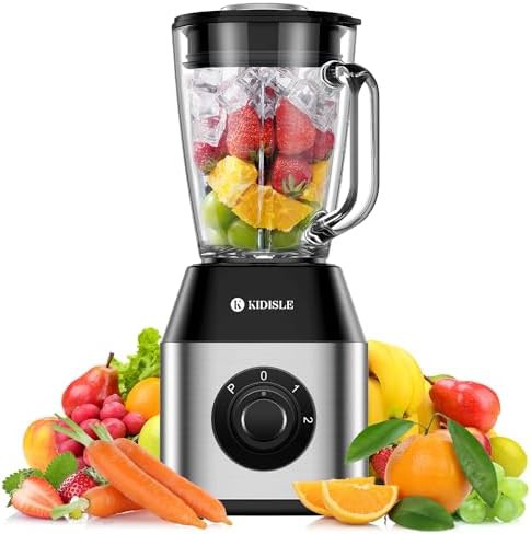 Silver professional crusher blender 1200W