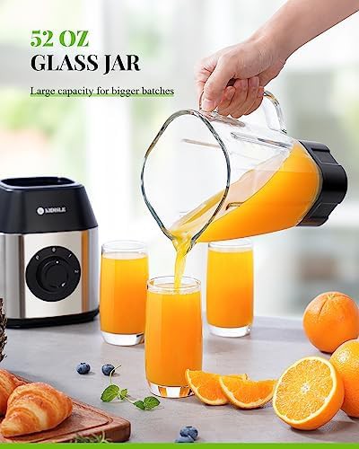 Silver professional crusher blender 1200W — photo 4